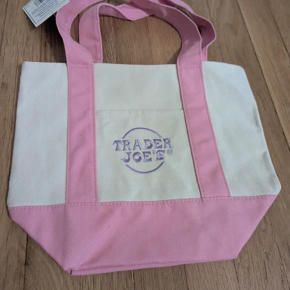 Trader Joe's Pastel Mini Tote - Limited Edition - Picture 3 of 6